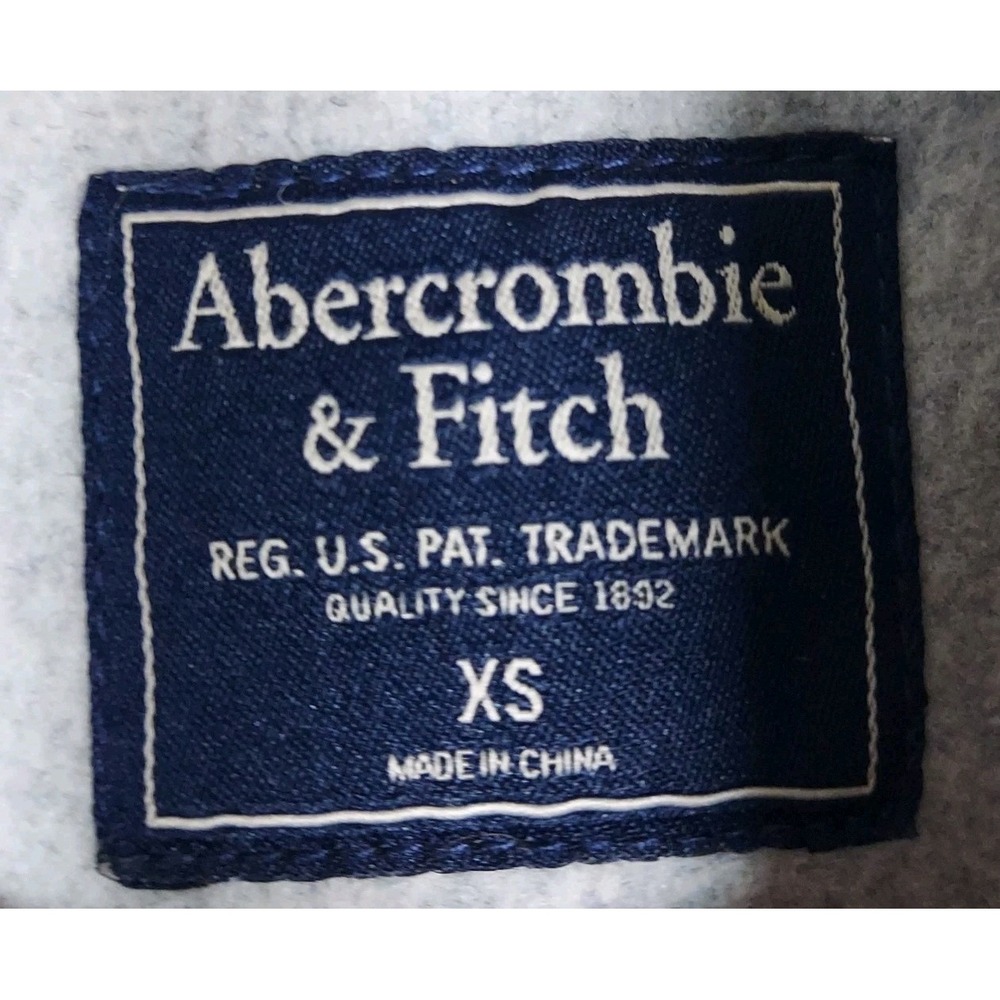 Abercrombie & Fitch Two Button Lined Winter Coat Light Gray XS - Picture 7 of 12